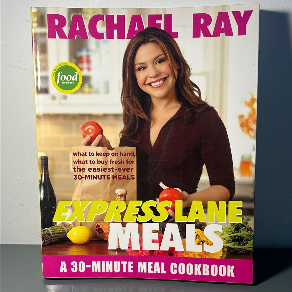 Rachael Ray Express Lane Meals Cookbook - Vibrant Cover